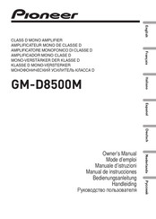 Pioneer GM-D8500M Mode D'emploi