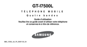 Samsung GT-I7500L Guide D'utilisation
