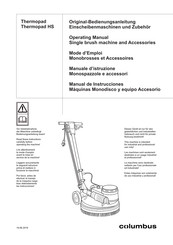 Columbus Thermopad HS Mode D'emploi