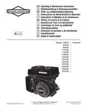 Briggs & Stratton Vanguard 187400 Instructions D'utilisation Et De Maintenance