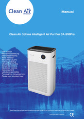 Clean Air Optima CA-510Pro Mode D'emploi