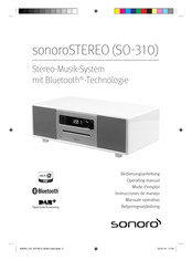 Sonoro sonoroSTEREO Mode D'emploi