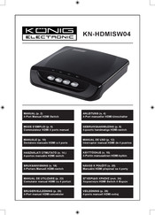 König Electronic KN-HDMISW04 Mode D'emploi