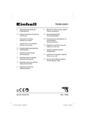 EINHELL 45.201.79 Instructions D'origine