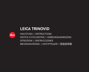 Leica Trinovid 8x40 Notice D'utilisation