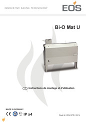 EOS Bi-O Mat U Instructions De Montage Et D'utilisation