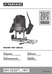 Parkside POF 1200 D3 Traduction Des Instructions D'origine