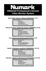 Numark VM03mkII Professional Guide D'utilisation Simplifié