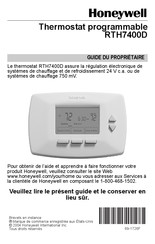 Honeywell RTH7400D Guide Du Propriétaire