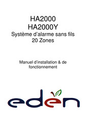 Eden HA2000Y Manuel D'installation Et De Fonctionnement