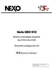 Nexo GEO S1230 Manuel De L'utilisateur