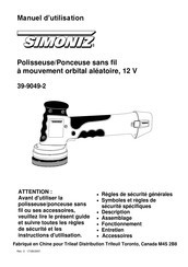 Simoniz 39-9049-2 Manuel D'utilisation