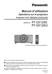 Panasonic PT-EX12KU Manuel D'utilisation