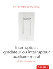 Rogers SHM InWallSwitch Guide D'installation