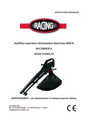 Racing RAC3000EB-A Mode D'emploi