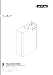 HOESCH SteamBox 330 Instructions De Montage Et D'utilisation