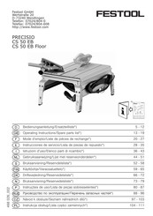 Festool PRECISIO CS 50 EB Mode D'emploi