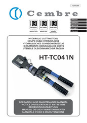 Cembre HT-TC041N Notice D'utilisation Et Entretien