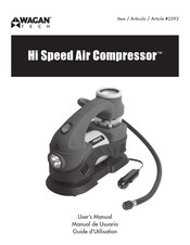 Wagan Tech Hi Speed Air Compressor Guide D'utilisation