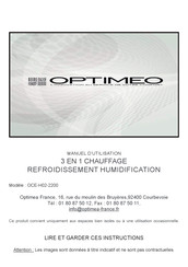 OPTIMEO OCE-H02-2200 Manuel D'utilisation