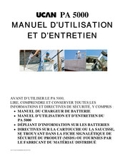 UCAN PA 5000 Manuel D'utilisation Et D'entretien