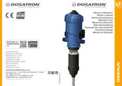 dosatron D25ALN Manuel D'utilisation