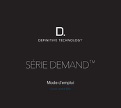 Definitive Technology DEMAND D5c Mode D'emploi