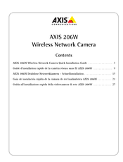 Axis 206W Guide D'installation Rapide