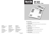 Tanita BF-522 Mode D'emploi