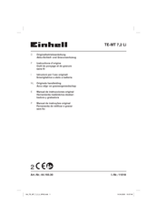 EINHELL TE-MT 7,2 Li Instructions D'origine