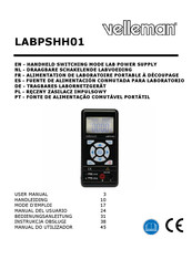 Velleman LABPSHH01 Mode D'emploi