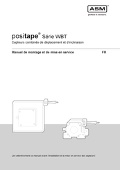 ASM positape WBT Série Manuel De Montage Et De Mise En Service