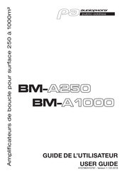 Audiophony PA BM-A250 Guide De L'utilisateur