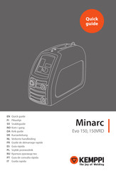 Kemppi Minarc Evo 150 Guide De Démarrage Rapide