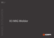 Kemppi X3 MIG Welder Manuel D'utilisation