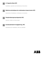 ABB APCR Instructions D'installation, D'utilisation Et D'entretien