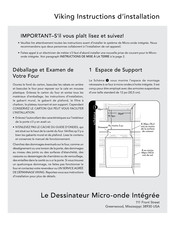 Viking Range Corporation DMOR200 Instructions D'installation