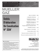 MUELLER CO. 3SW Manuel D'utilisation