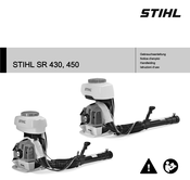 Stihl SR 450 Notice D'emploi