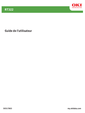 Oki RT322 Guide De L'utilisateur