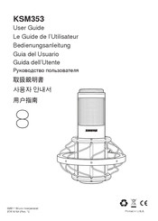 Shure KSM353 Guide De L'utilisateur