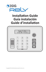 2GIG Rely Guide D'installation