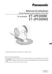 Panasonic ET-JPF100WE Manuel D'utilisation