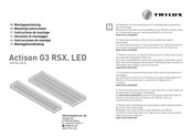 Trilux Actison G3 RSX LED Série Instructions De Montage