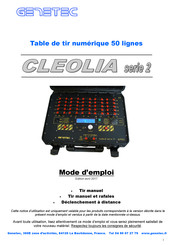 Genetec Cleolia 2 Série Mode D'emploi
