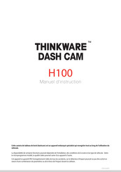 Thinkware H100 Manuel D'instruction