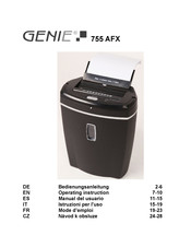 Genie 755 AFX Mode D'emploi