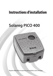 Solareg PICO 400 Instructions D'installation