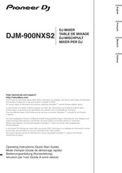 PIONEER DJ DJM-900NXS2 Mode D'emploi