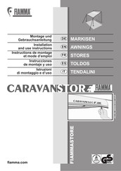 Fiamma CARAVANSTORE Instructions De Montage Et Mode D'emploi